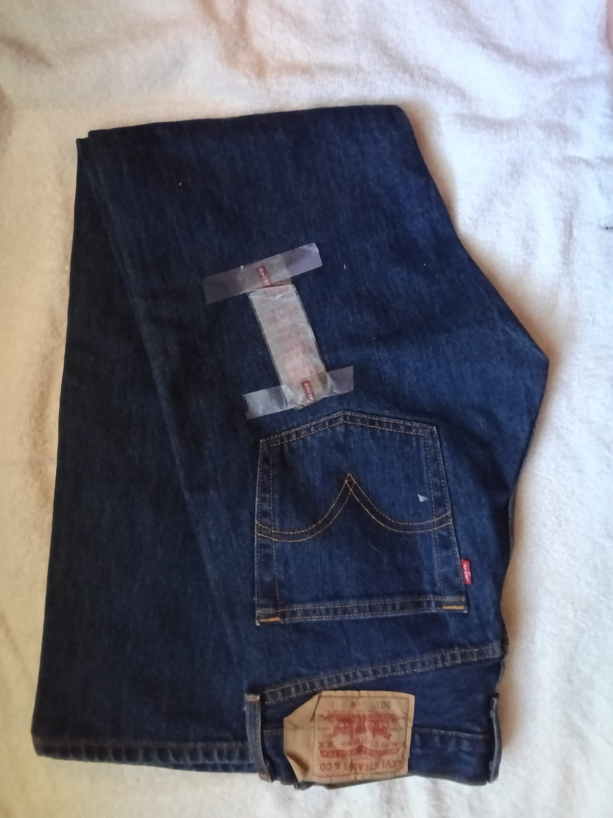 vintage 90s levis 501xx button fly jeans 28X30
