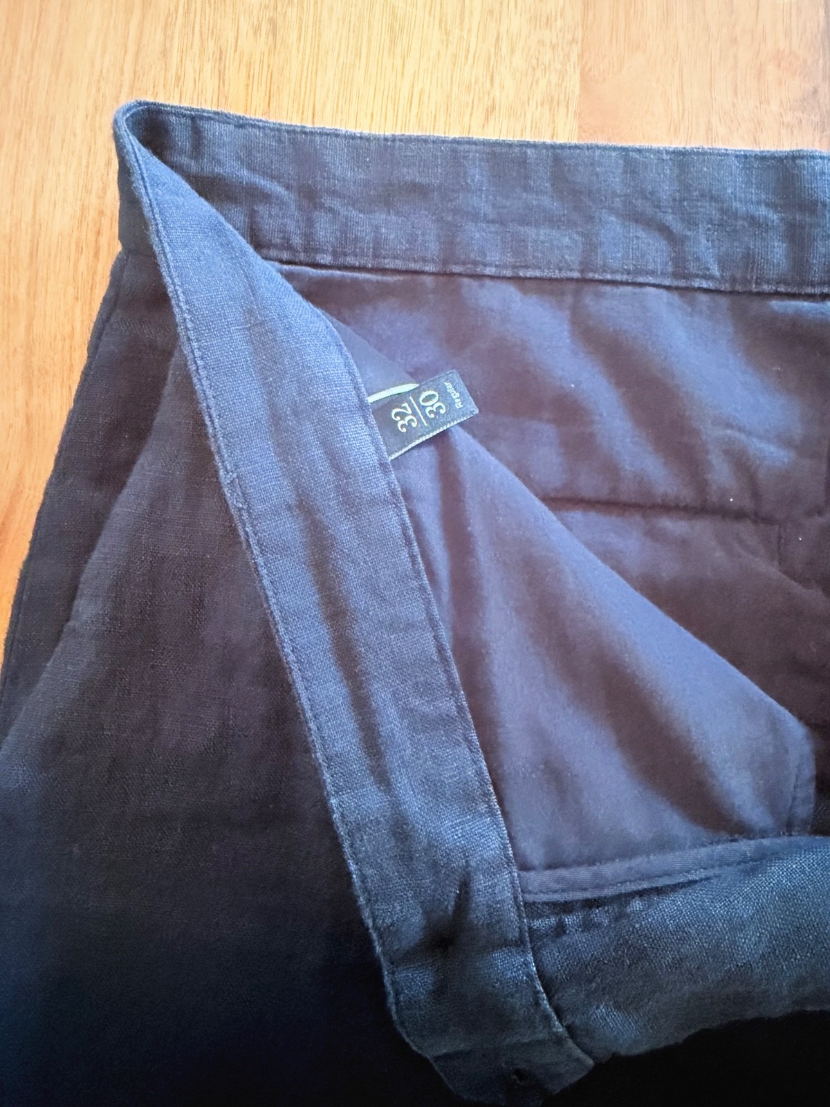 ASKET Navy Blue 100% Linen Trousers – Size 32/30 – never worn