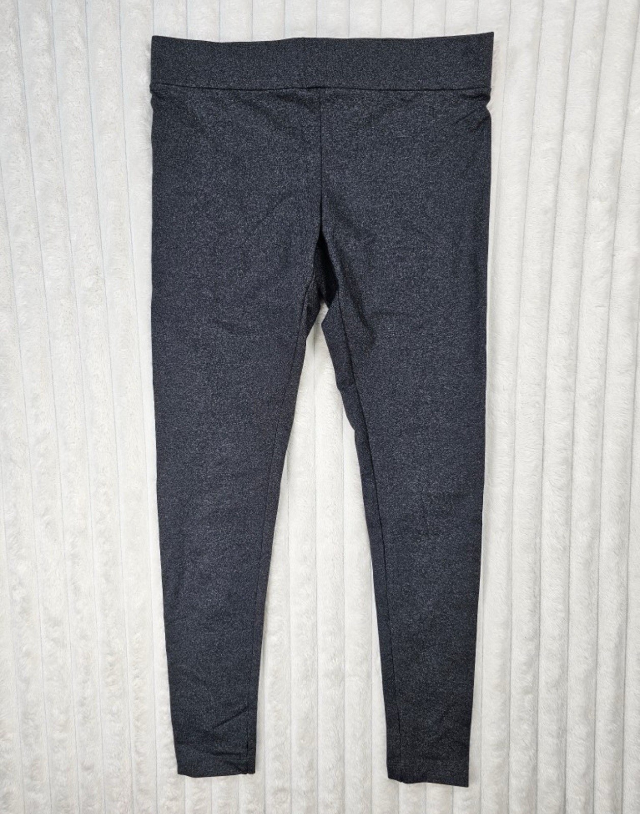Matty M Black Nylon/Polyester/Spandex Blend Activewear Leggings Size Medium