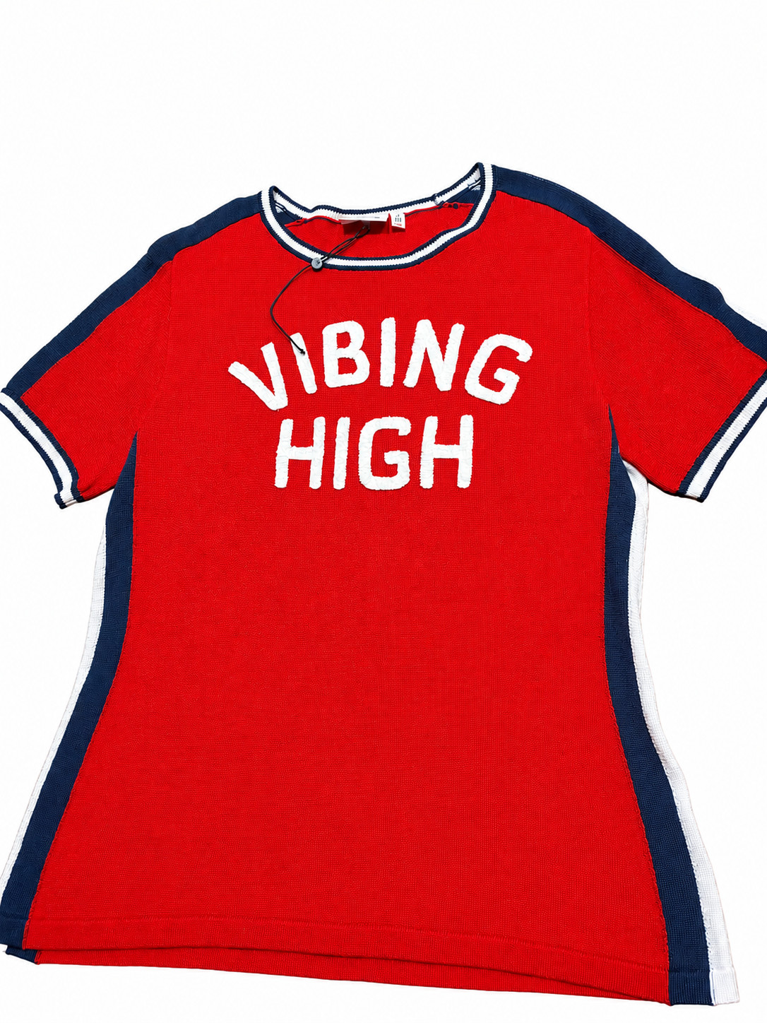 NEW $199 THE UPSIDE IRO SUTTON EMBROIDERED TEE TOP S
