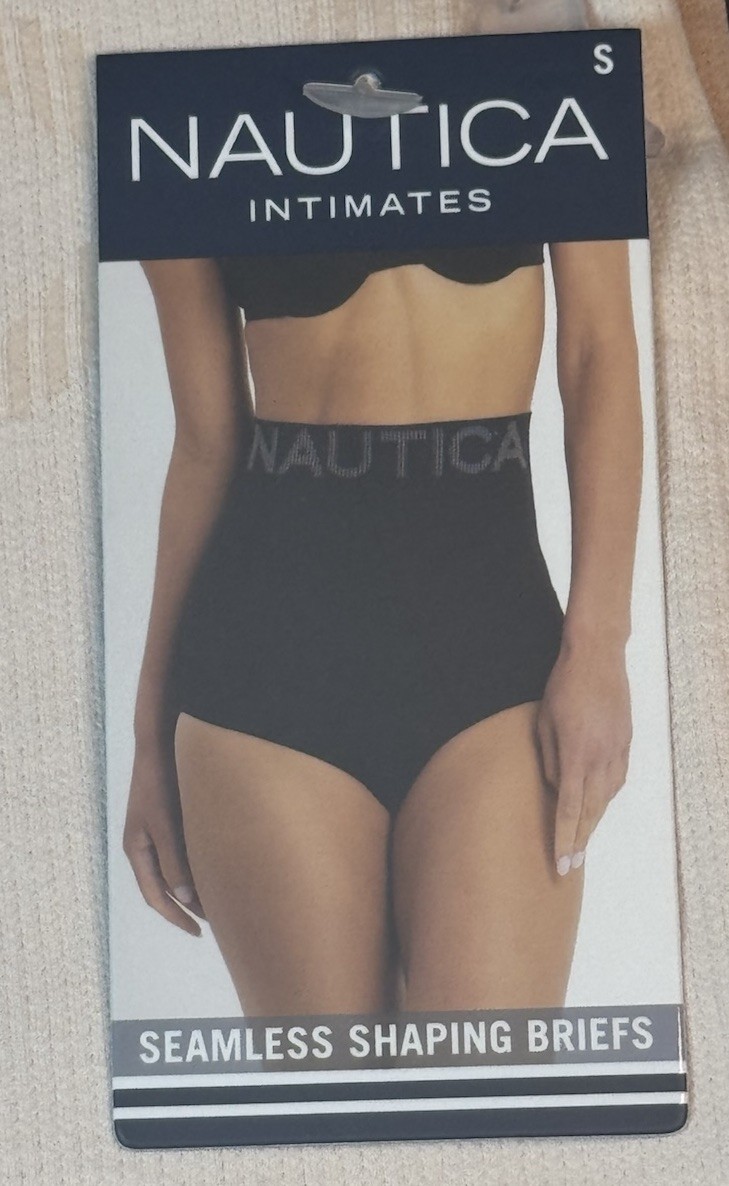 NAUTICA Size S 3-Pack Shaping Briefs High Waist Underwear Panties Mild Control
