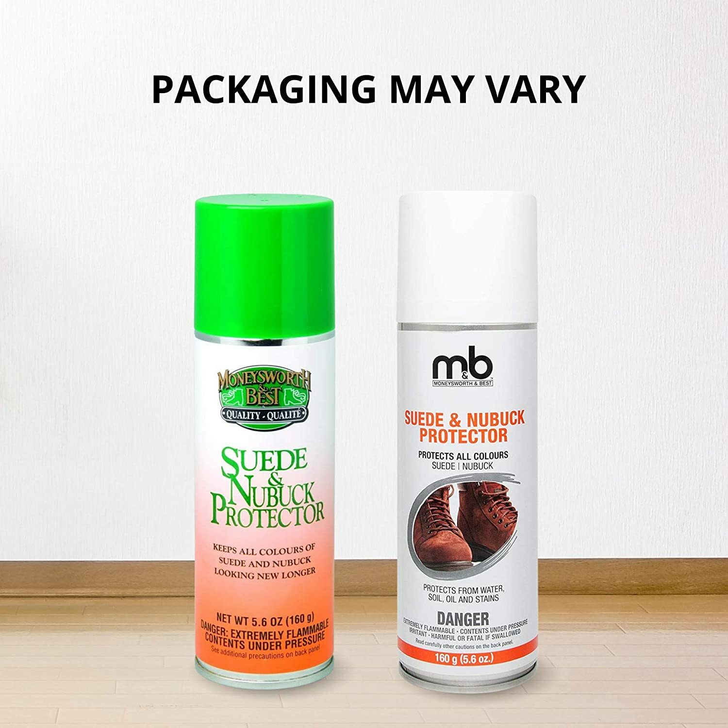 Moneysworth & Best Suede & Nubuck Color Protector Water Repellent Spray 5.6 oz