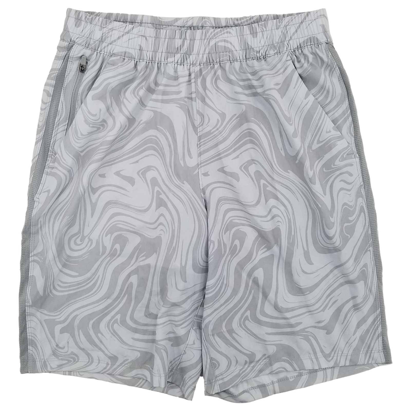 Athletic Works Mens & Big Mens Light Gray 2-in-1 Workout Shorts