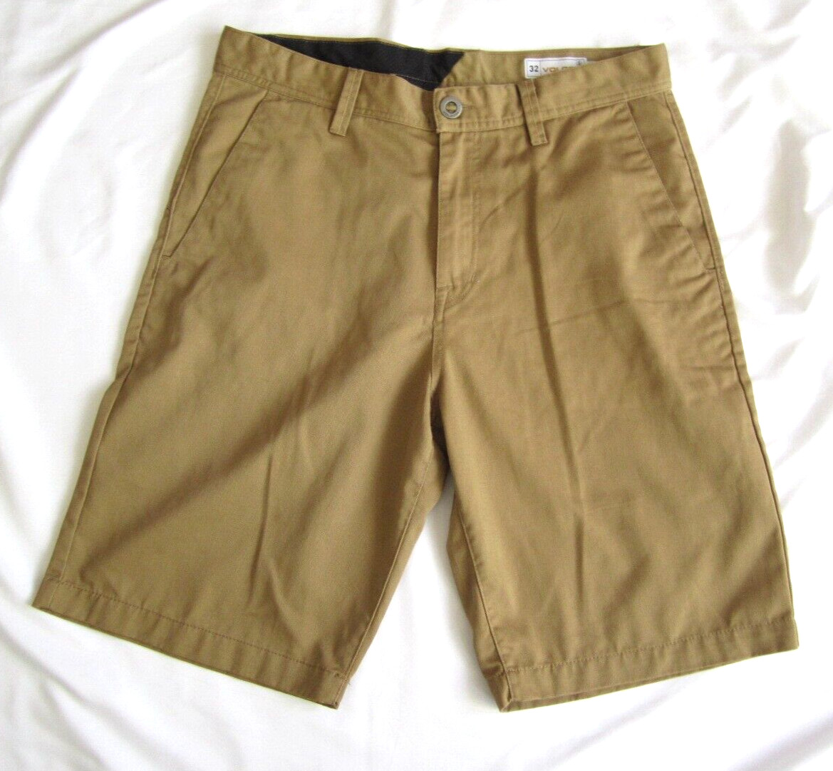Men’s Volcom True to This Made Brown Shorts Size 32 (MP48)