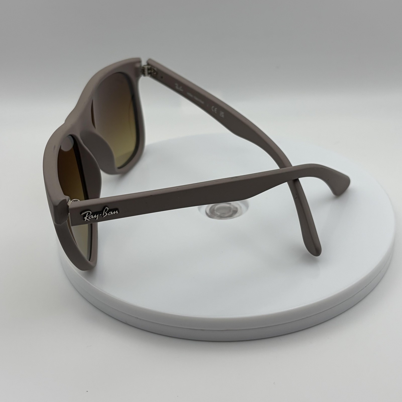 Ray-Ban Sunglasses Mens Brown Gradient Lens Square Plastic 54mm RB4184 886/85