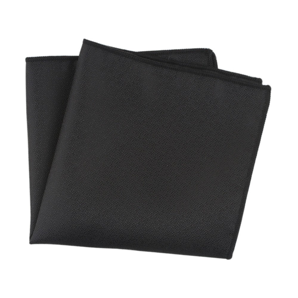 Men Solid Plain Pocket Square Wedding Party Business Formal Handkerchief Hanky