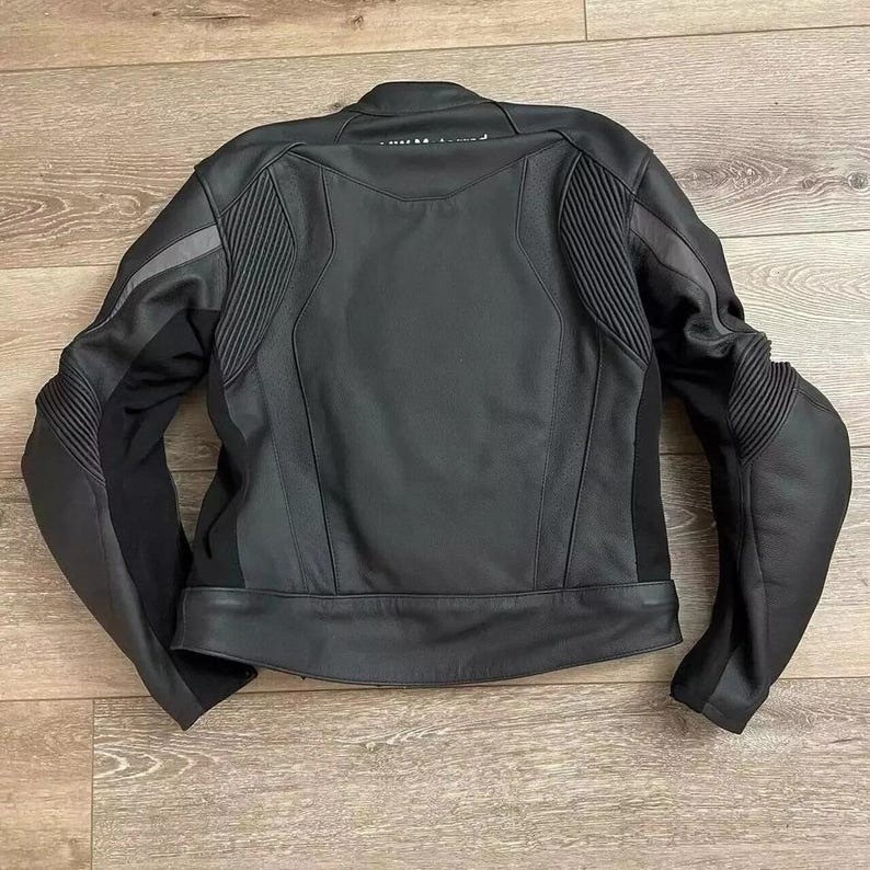 Men’s BMW Motorrad Cowhide Leather Biker Jacket Racing Style BMW Leather Jacket