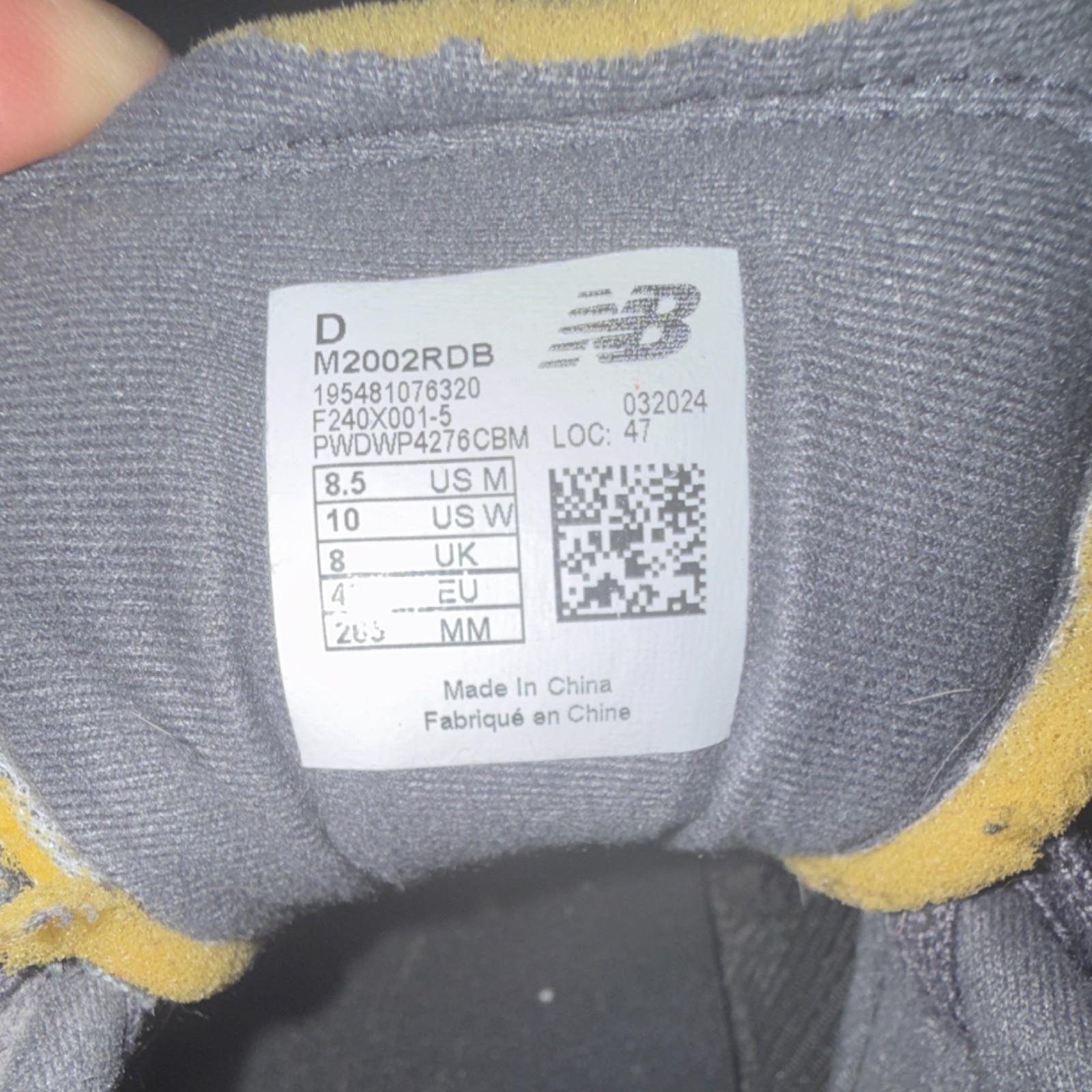 New Balance 2002R M2002RDB Protection Pack Phantom Gray Suede Men’s Sneakers
