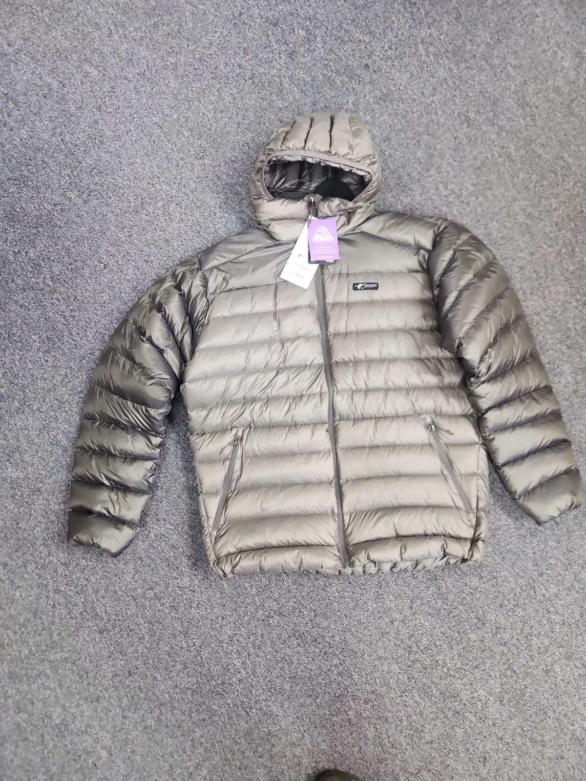 Stone Glacier Grumman Down Jacket – Stone Grey – XX Large
