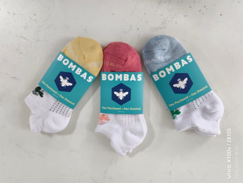 3 pairs/Set Bombas Women’s Solid Honeycomb Ankle socks – Size Medium 8-10.5 NEW