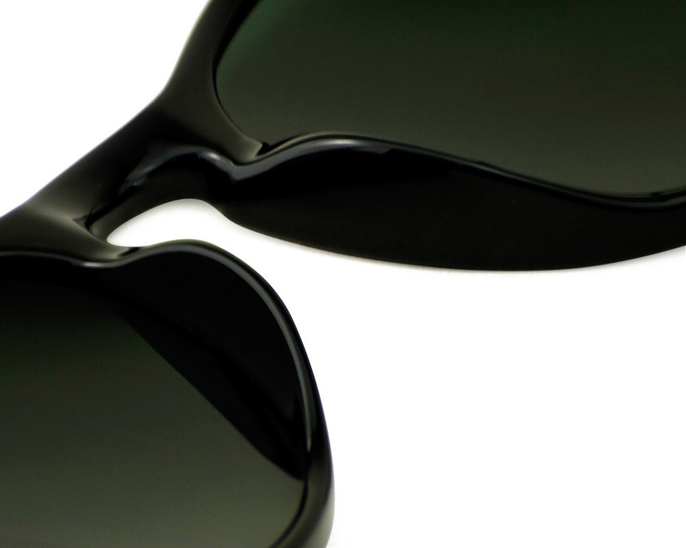 Ray-Ban Sunglasses RB4171 Erika Black Frame Polarized Green Lens 54mm for Women