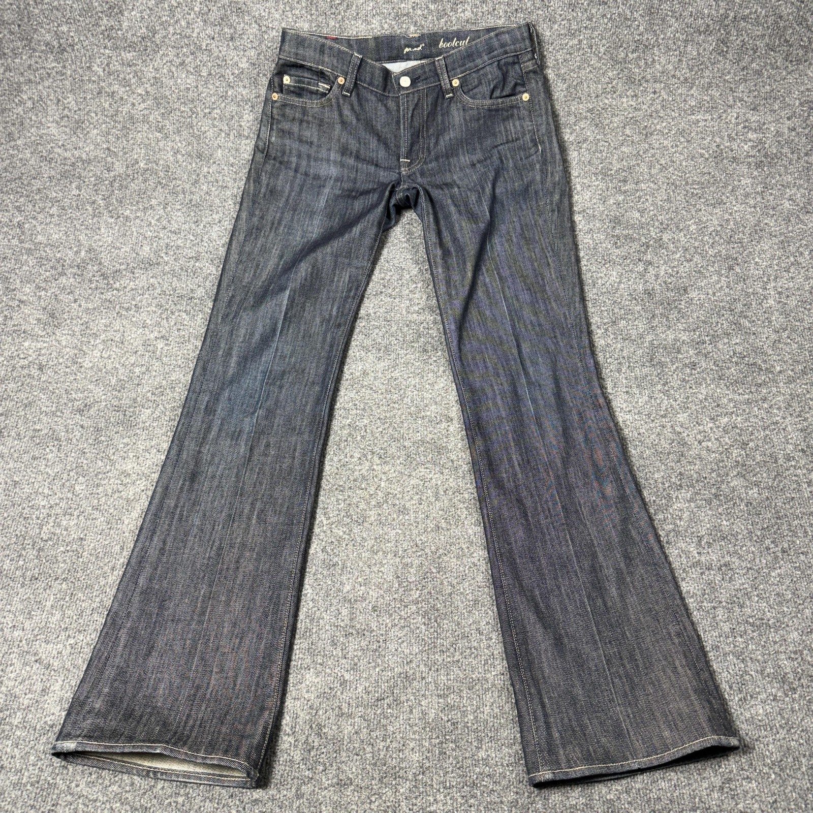7 For All Mankind Bootcut Jeans Womens 28 Dark Wash Mid Rise Stretch Denim
