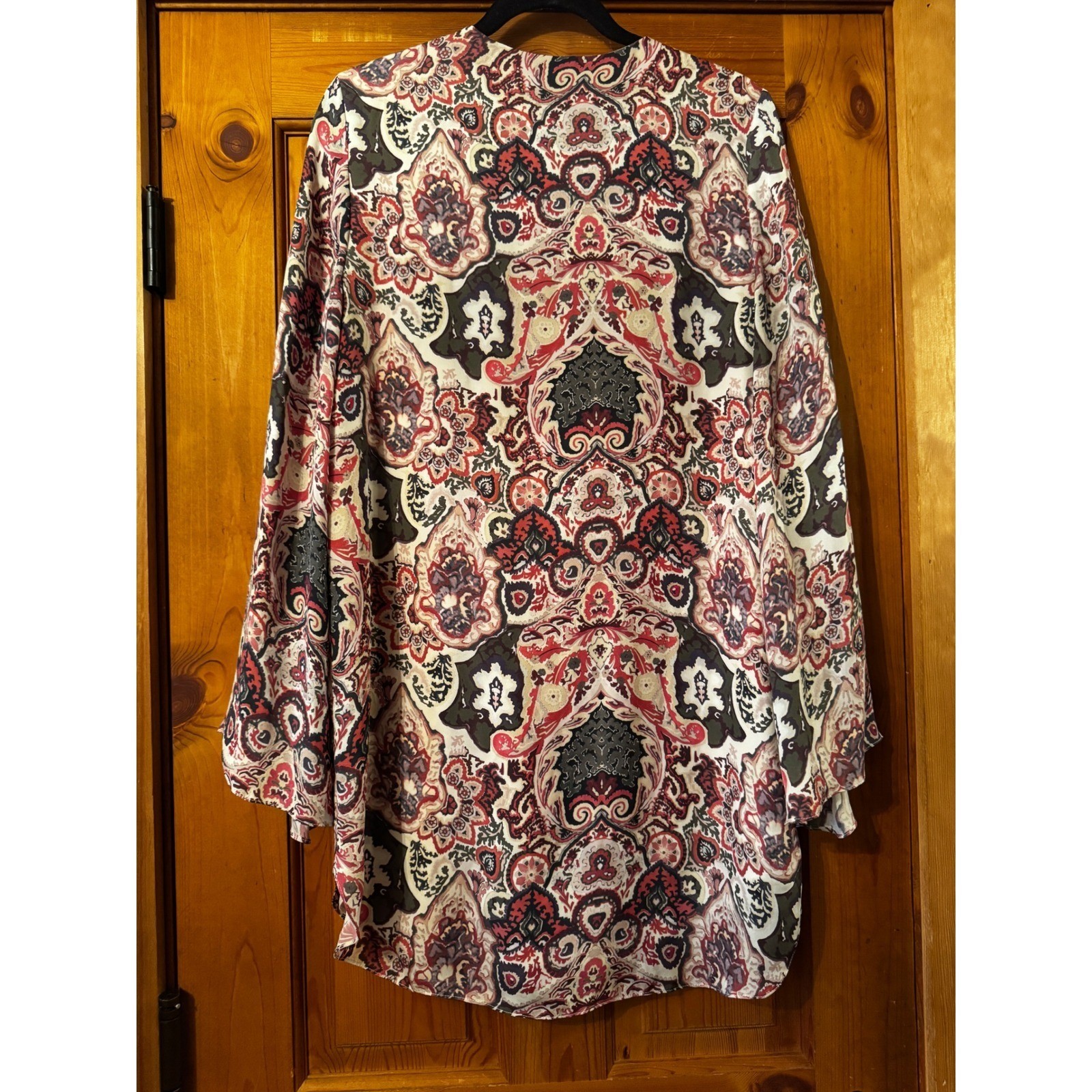NWT Haute Hippie 100% Silk Paisley Lace-Up Mini Dress Tassels Boho Western M