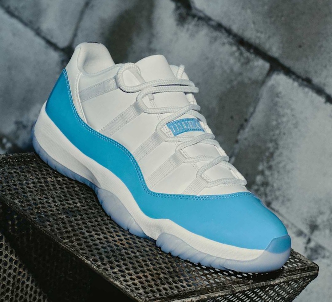 Air Jordan 11 Low “University Blue” FV5104-100 ❤Men’s Retro Basketball Sneaker