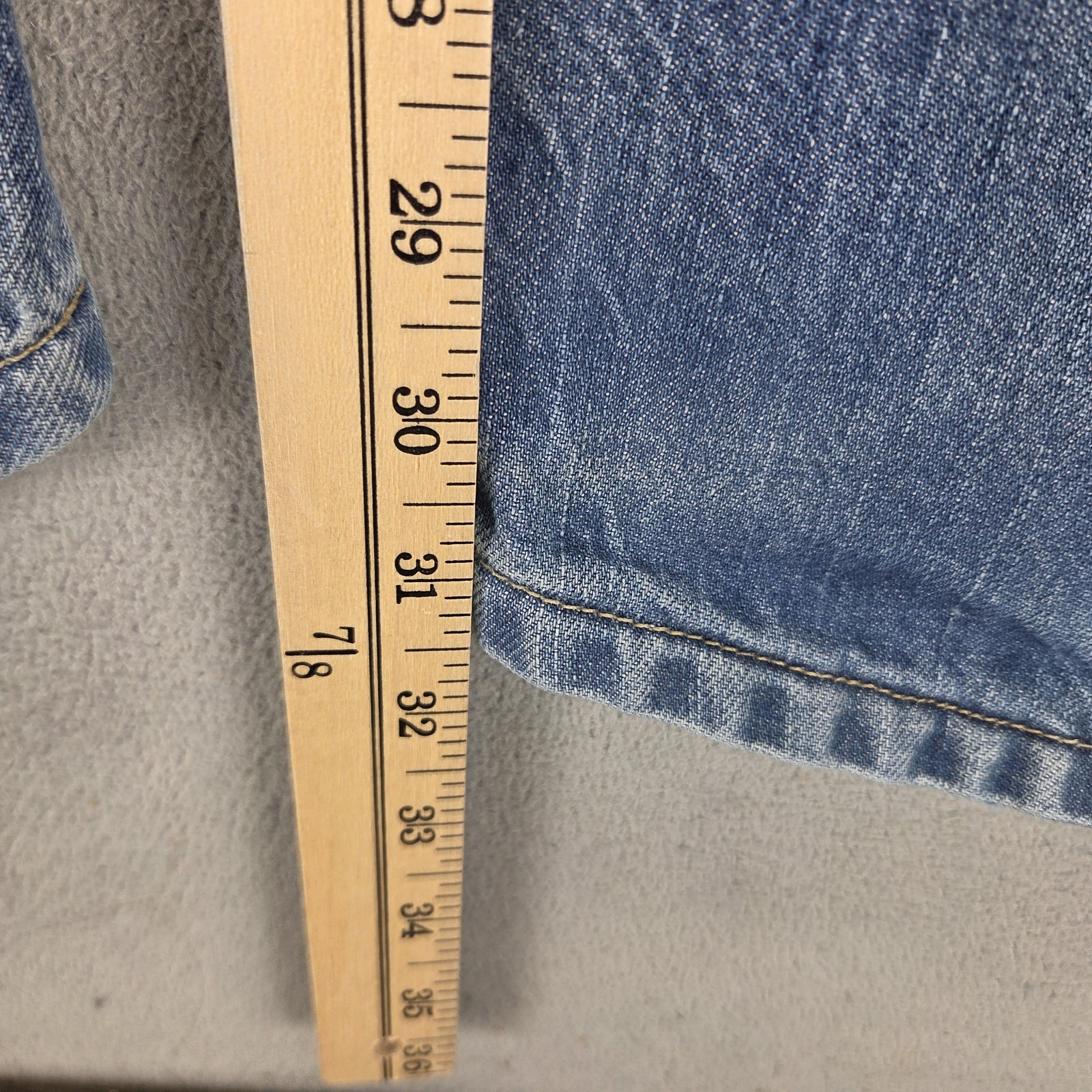 Vintage Levis Engineered Jeans Mens 32×32 Blue Twisted Button Fly Medium Wash