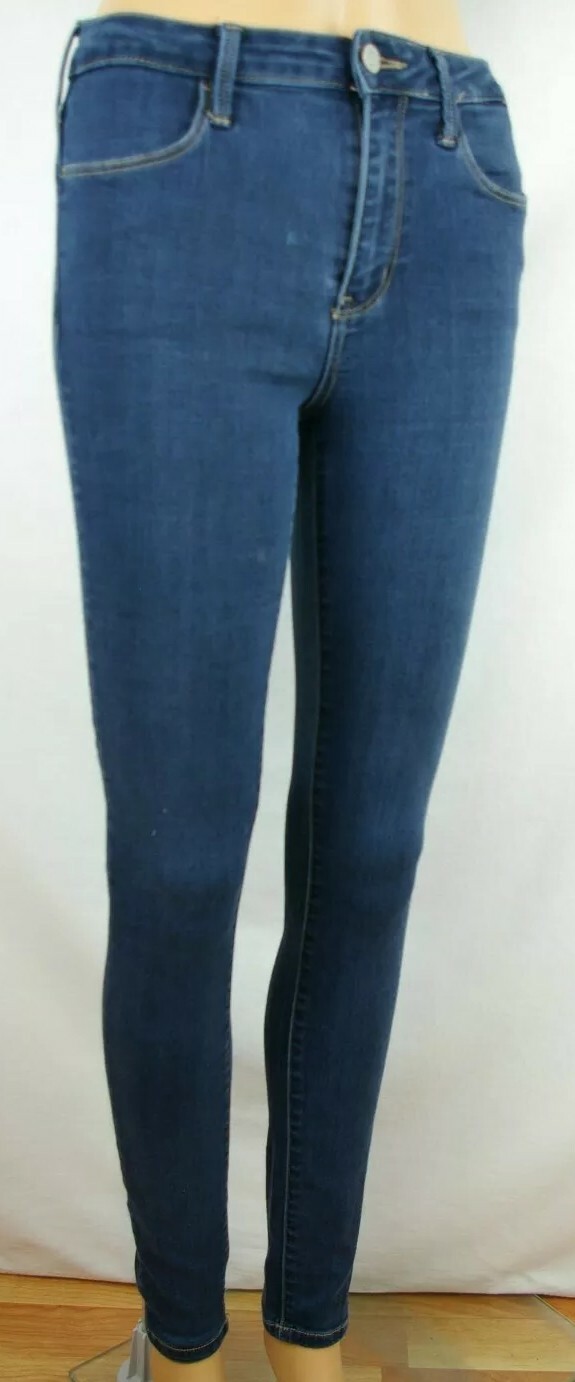 Bridge by Sly High Rise Skinny Dark Wash Denim Jeans Women’s Sz 27 Cotton Blend