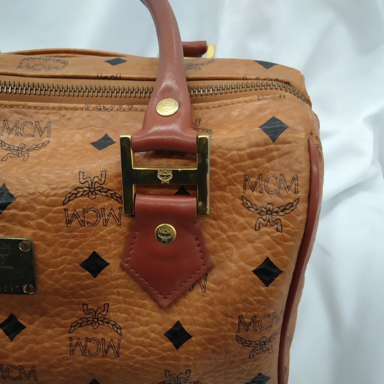 MCM Mini Boston Bag 10.6 inch