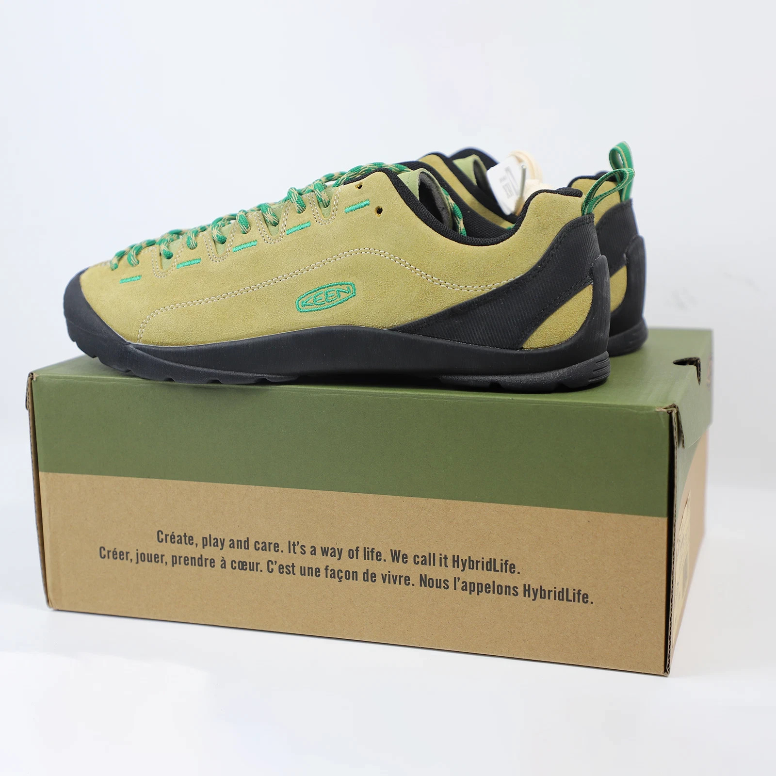 Men Sneaker Ken Jasper I WP Hiking Climbing Trainer Shoes KHAKI in Box