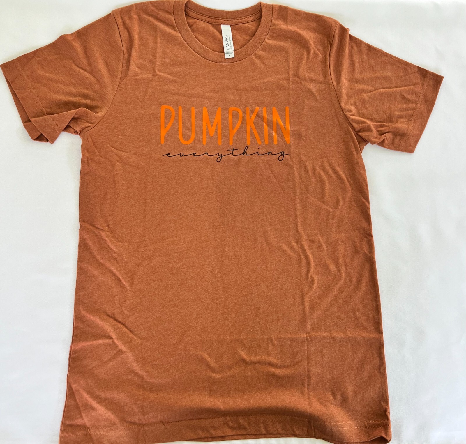 New Handmade Fall T-Shirts | Bella + Canvas & HTV | Various Fall Colors | Size M