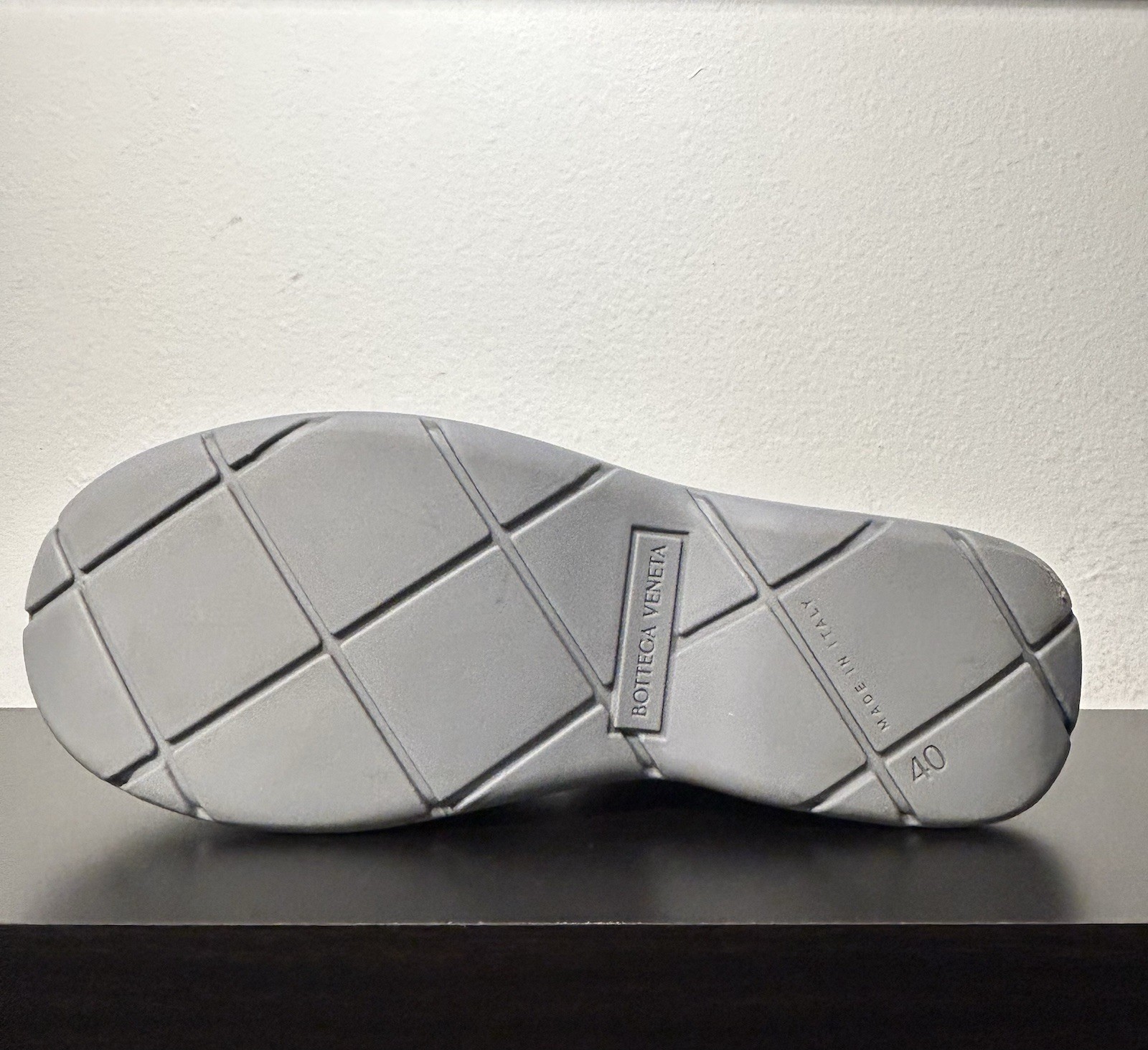 Bottega Veneta Puddle Boots – Grey – 40M