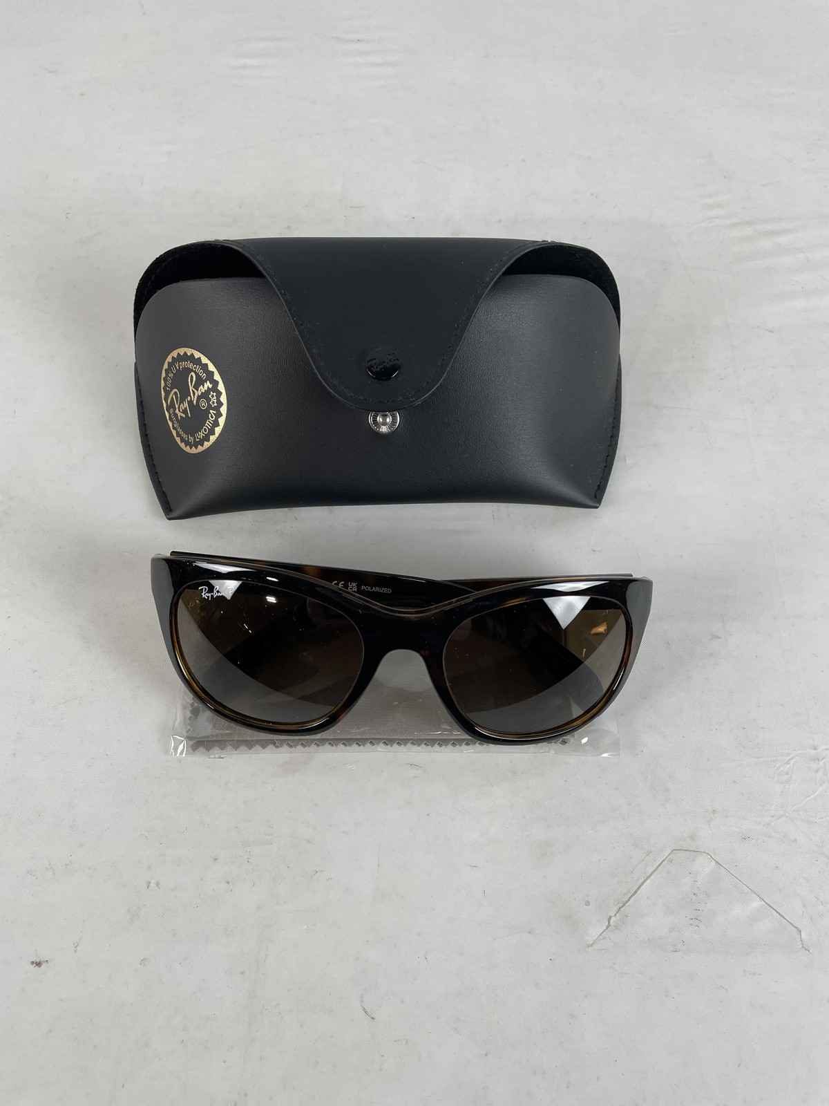 Excellent “Ray-Ban RB4216 Sunglasses, Polished Light Havana Frame, Brown Polariz