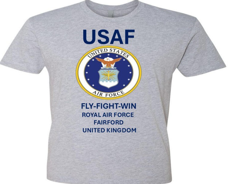 AL DHAFRA AIR BASE* UNITED ARAB EMIRATES*SHIRT W/EMBLEM*USAF OFFICIALLY LICENSED