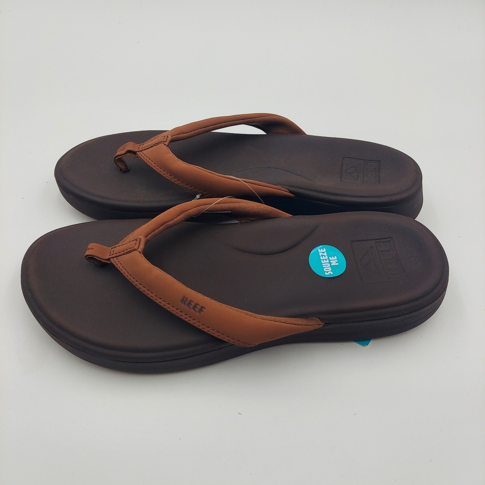 Reef Cushion Cloud Flip Flops Womens Size 11 Espresso Brown New CJ3634-110-M