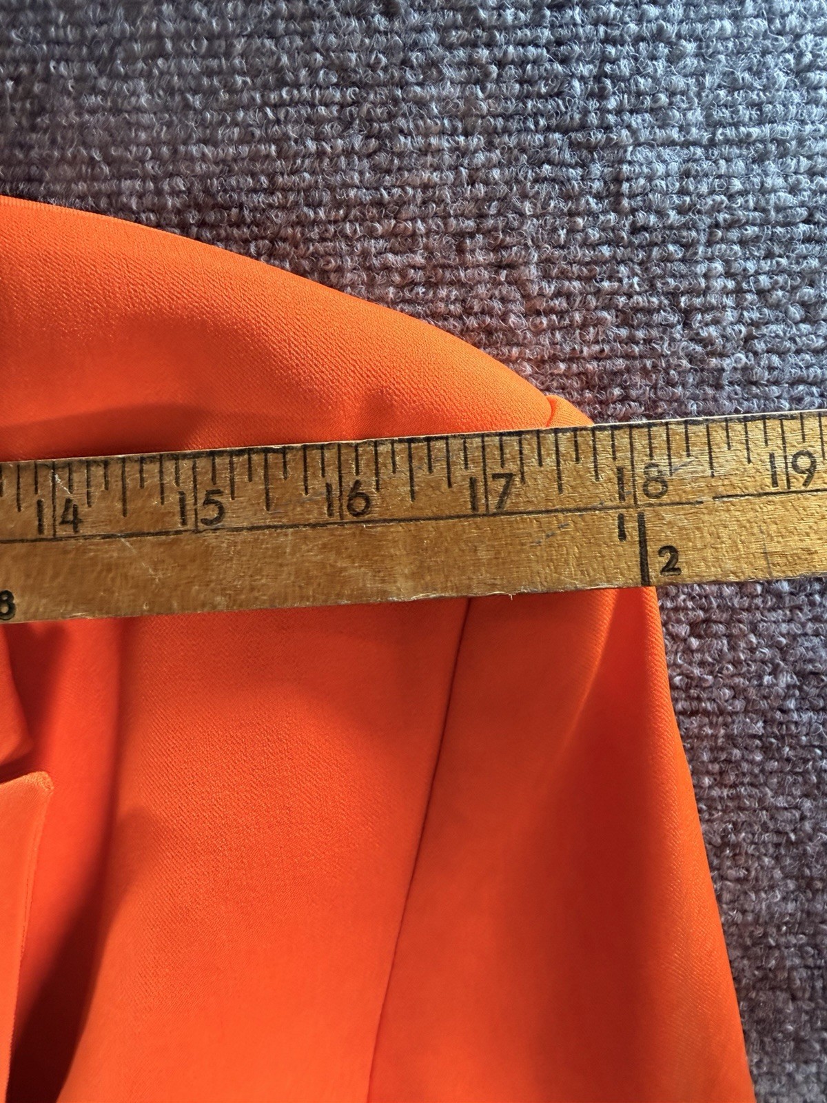 NA-KD Neon Orange Cutout Blazer Open Back Single Button Jacket Blazer Women’s 36