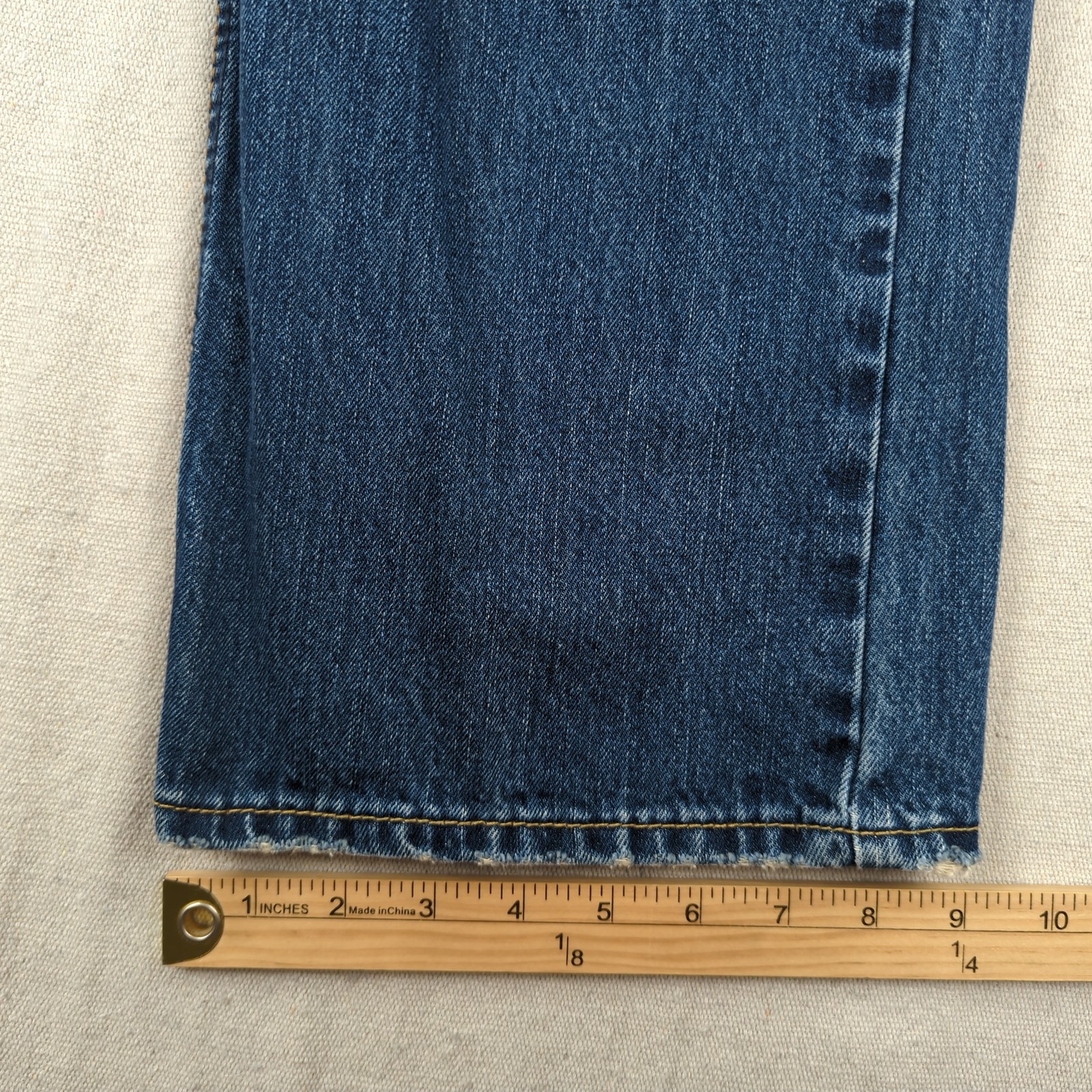 American Eagle Jeans Mens 30×32 Blue Boot Cut Western Cowboy Faded