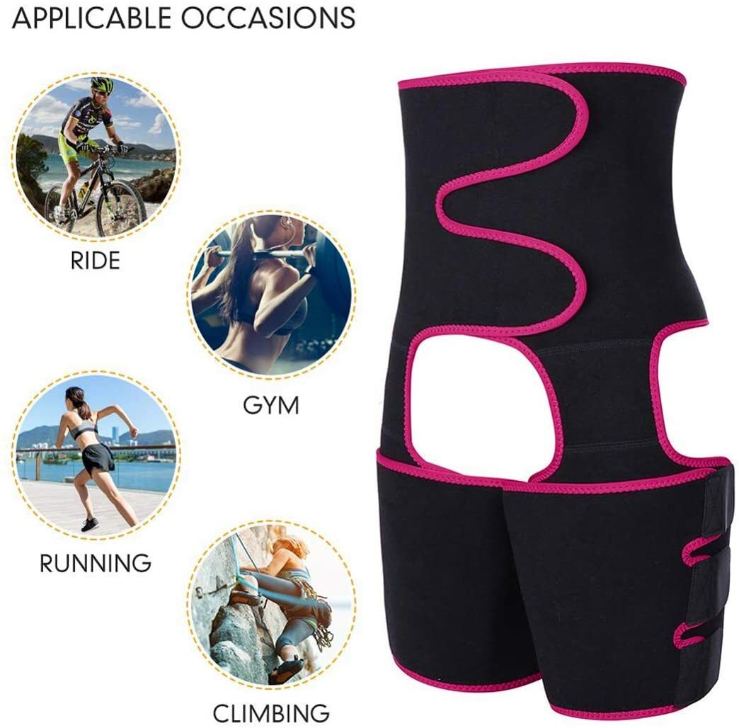 High Waist Thigh Body Shaper Trimmers Trainer Butt Lifter Slimming Burn Belt US