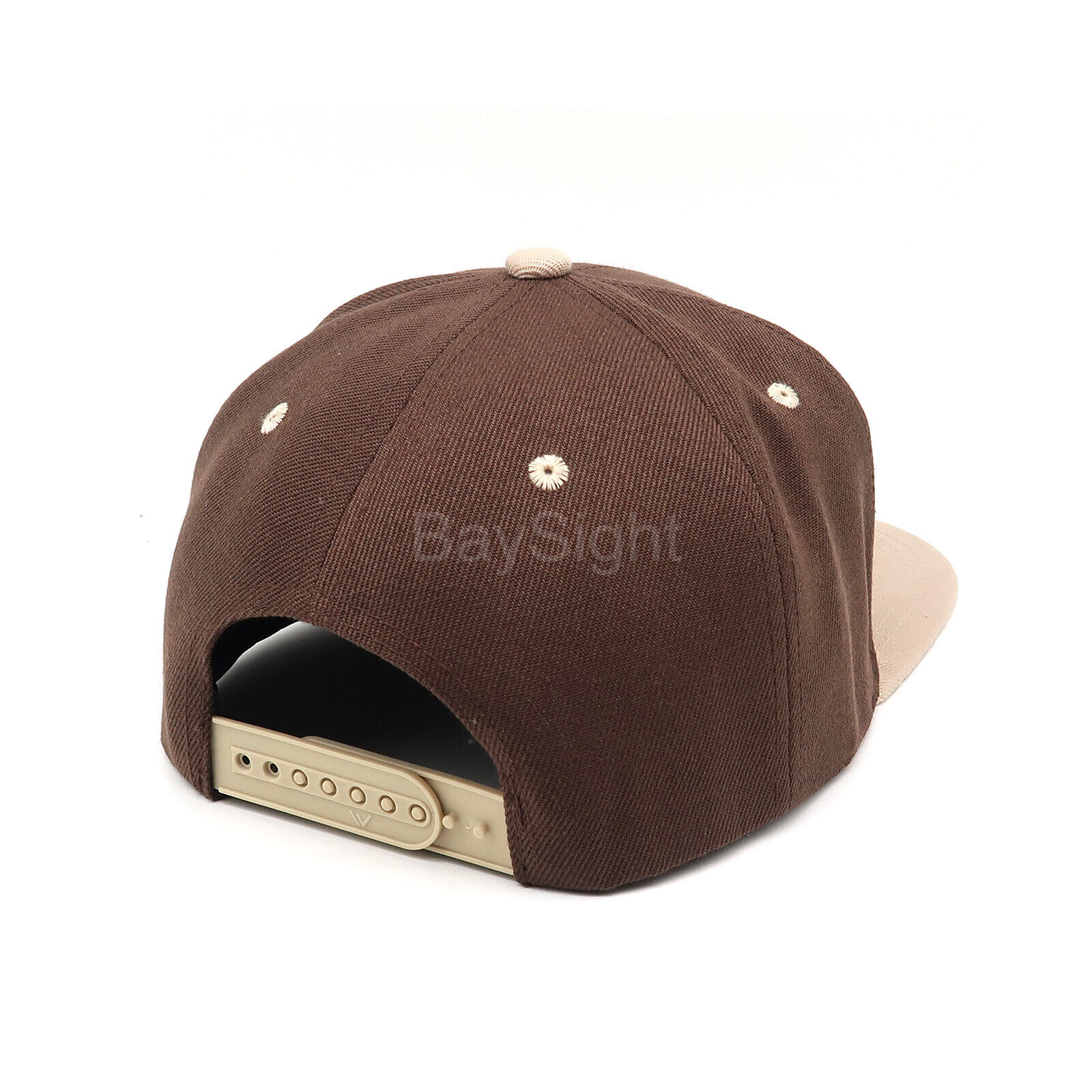 Baseball Cap Plain Snapback Adjustable One Size Trucker Hat New Flat Bill Black
