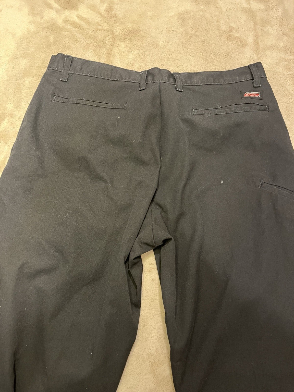 Dickies Men’s Black Work Pants 34×30 Polyester Cotton Blend Honduras MPN W841E31