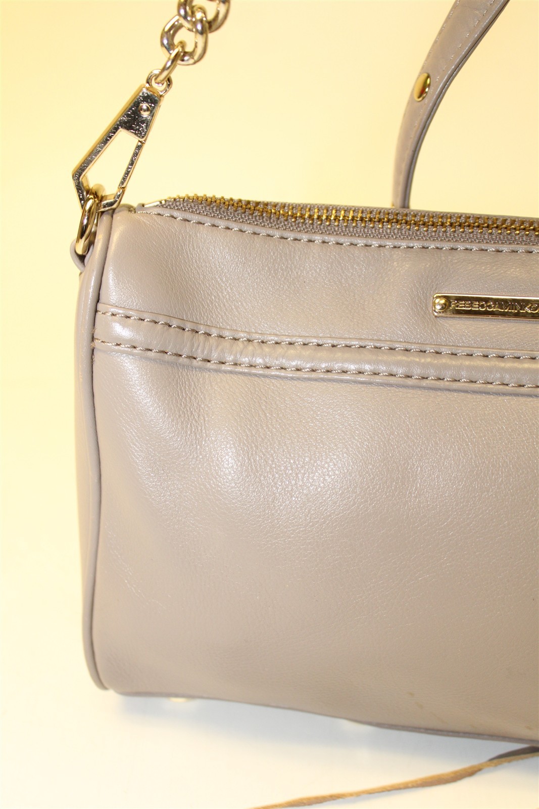 Rebecca Minkoff Mini MAC Convertible Crossbody Bag Leather Shoulder Satchel