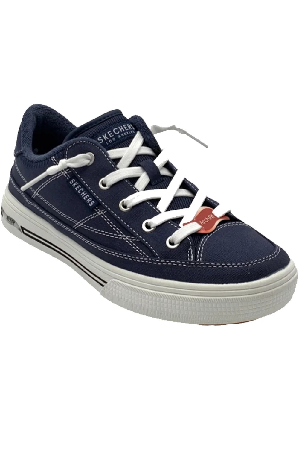 Skechers Arch Fit Washable Canvas Slip-On Arcade Navy