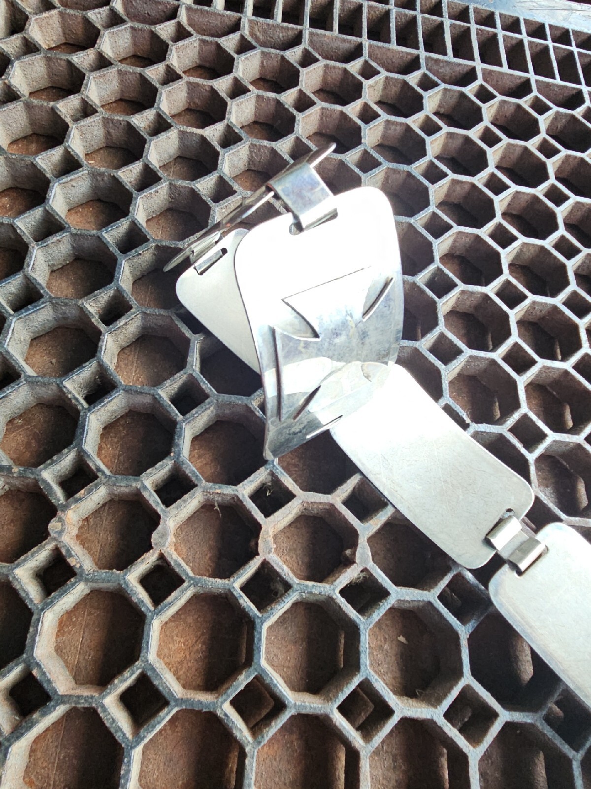 IRON CROSS MOTORCYCLE CHROME STAINLESS STEEL BELT BIKER HARLEY-DAVIDSON RIDER