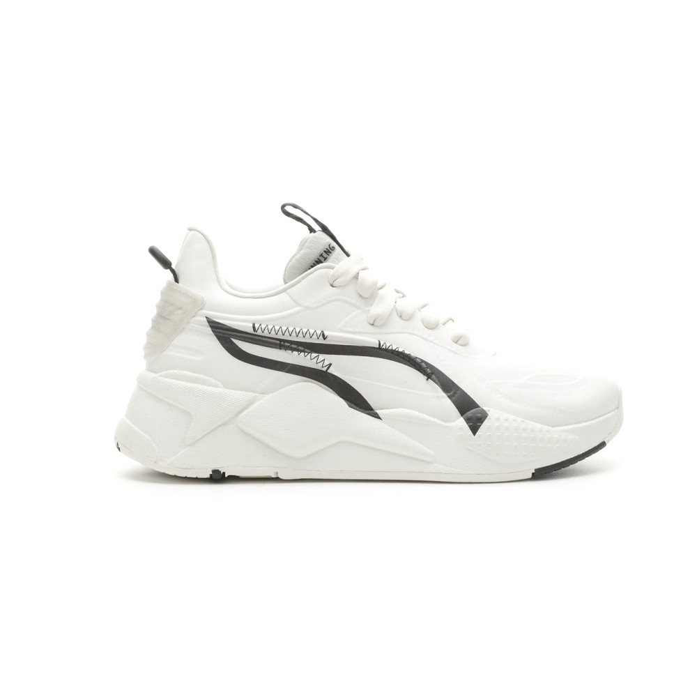 PUMA RsX Brush Lace Up Youth Boys White Sneakers Casual Shoes 39580701