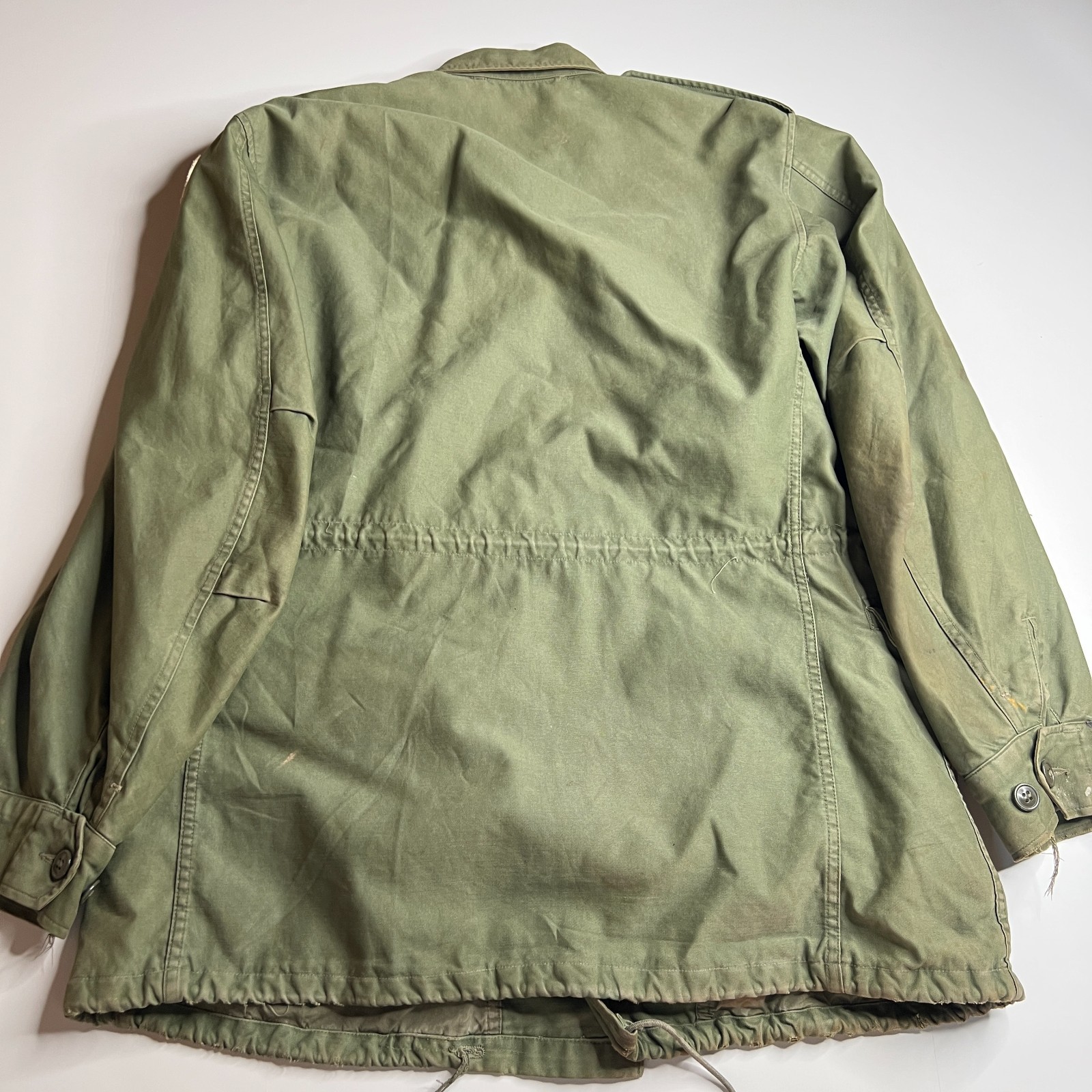 60s Vintage US Army M51 Field Jacket 8405-255-8589 Korean War Era Talon Zipper