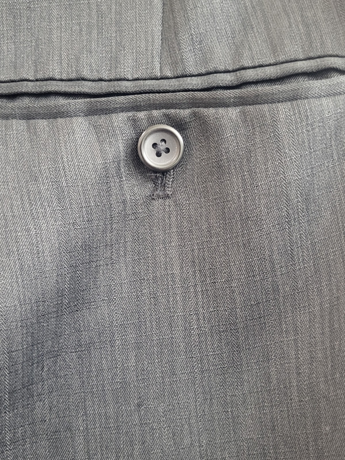 Kenneth Cole Reaction Men’s Black Textured Dress Suit Pants WPL 386 Size 36×32