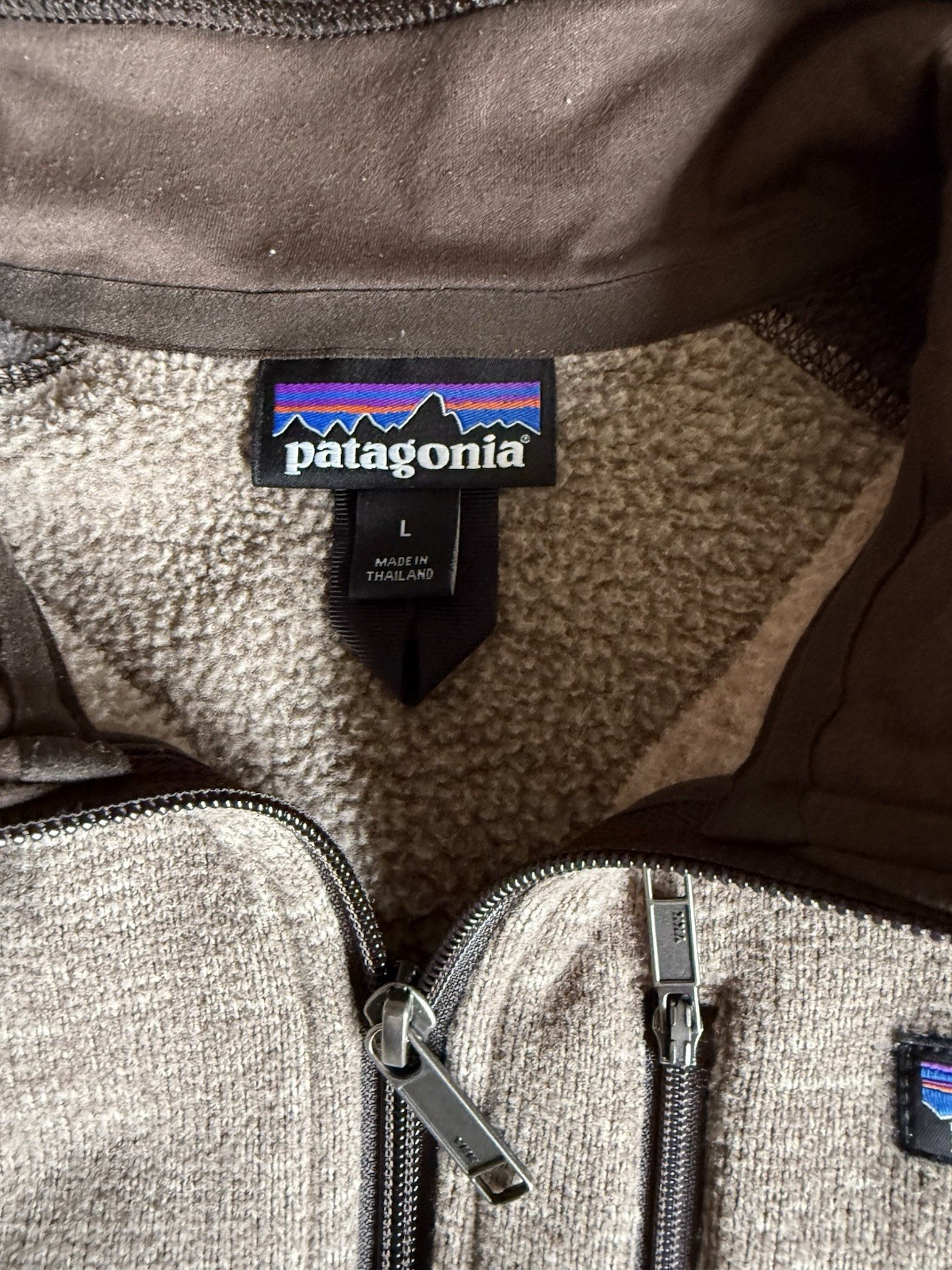 Patagonia Men’s L Better Sweater 1/4 Zip Fleece Pullover, Two-tone