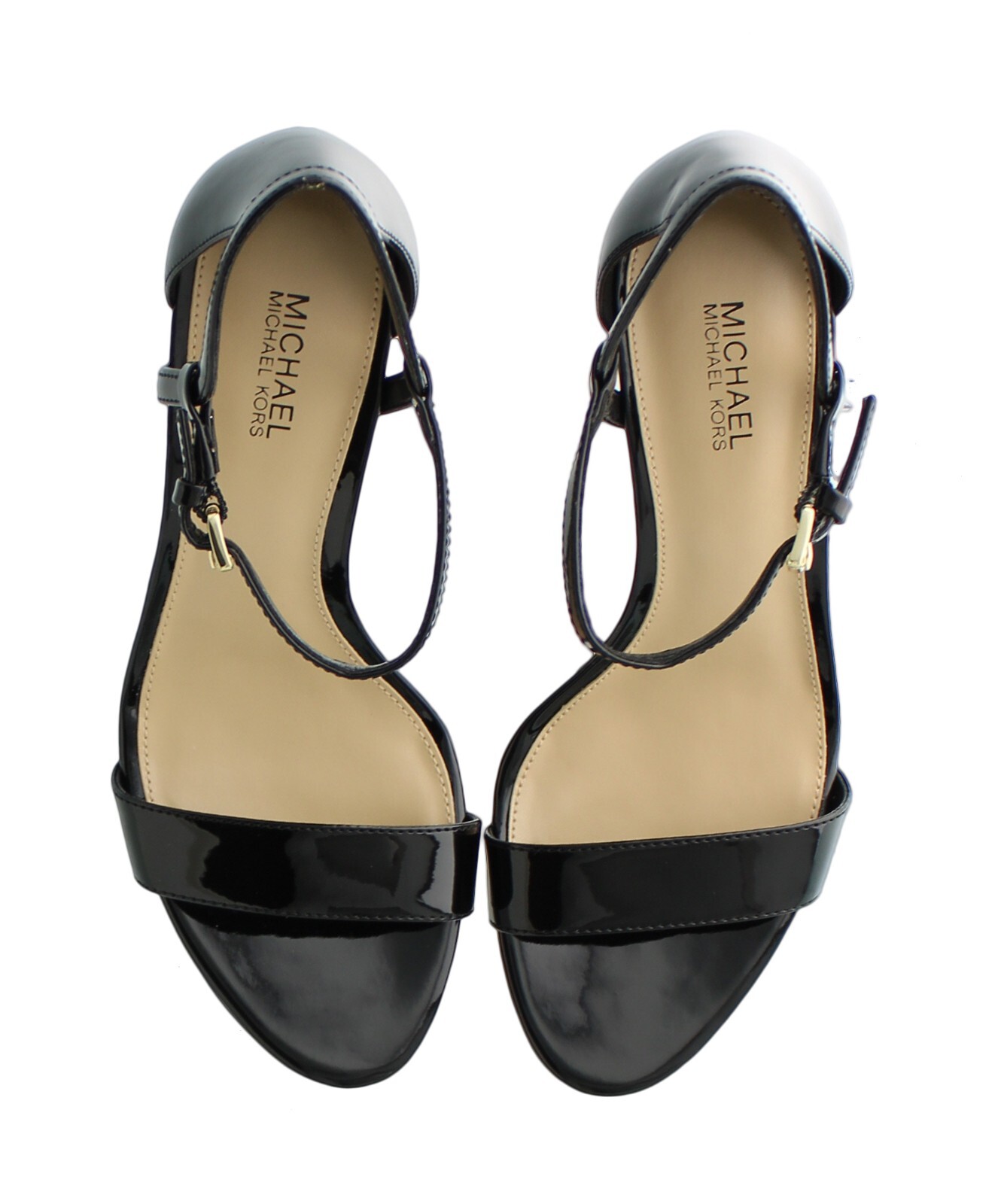 Michael Kors Simone Mid Sandal, Women’s Leather Special Occasion 3.5″ Pump Heels