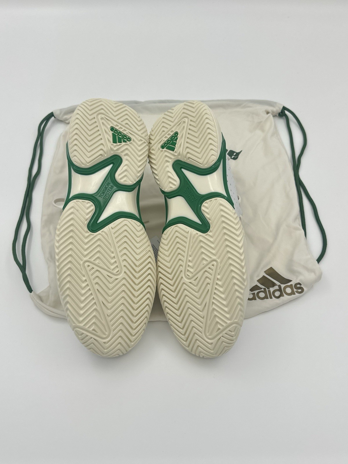 Adidas Barricade U Stanniversary Men’s Size 10 White Green Tennis Shoes GZ1408