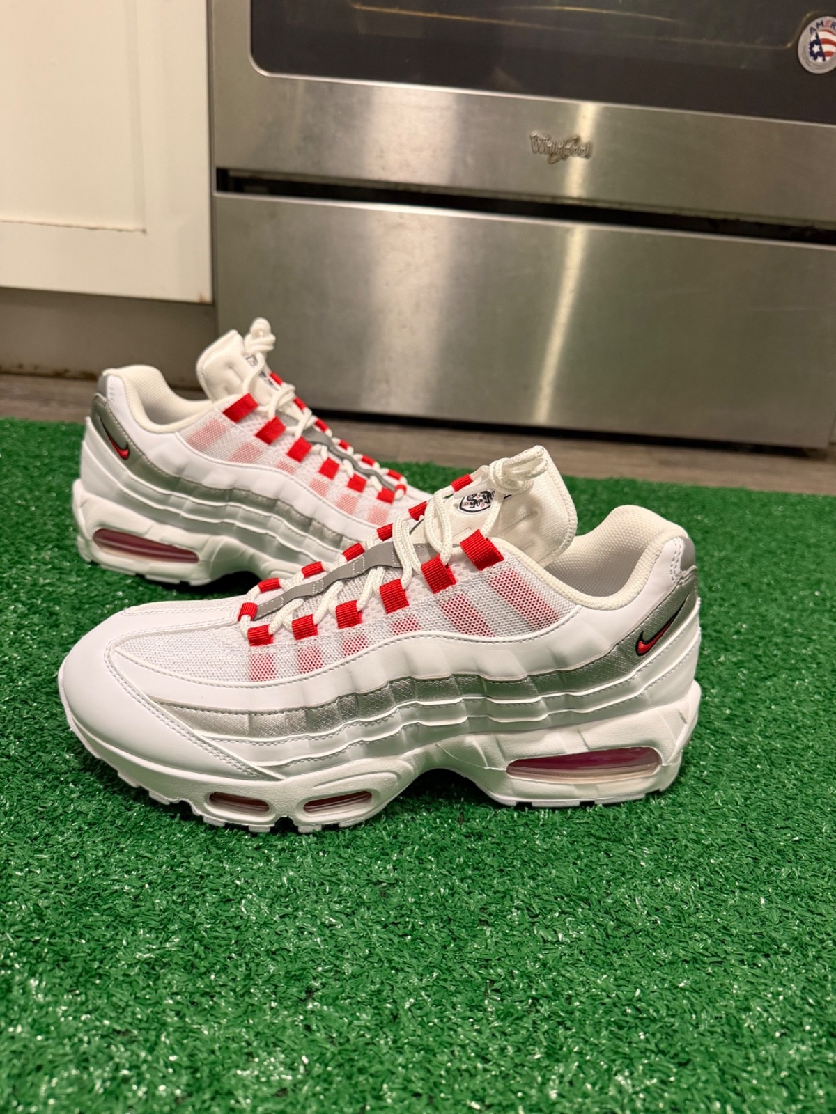 New Nike Air Max 95 SE ‘Big Bubble England’ (IQ0176-100)Shoes Men’s Size 8
