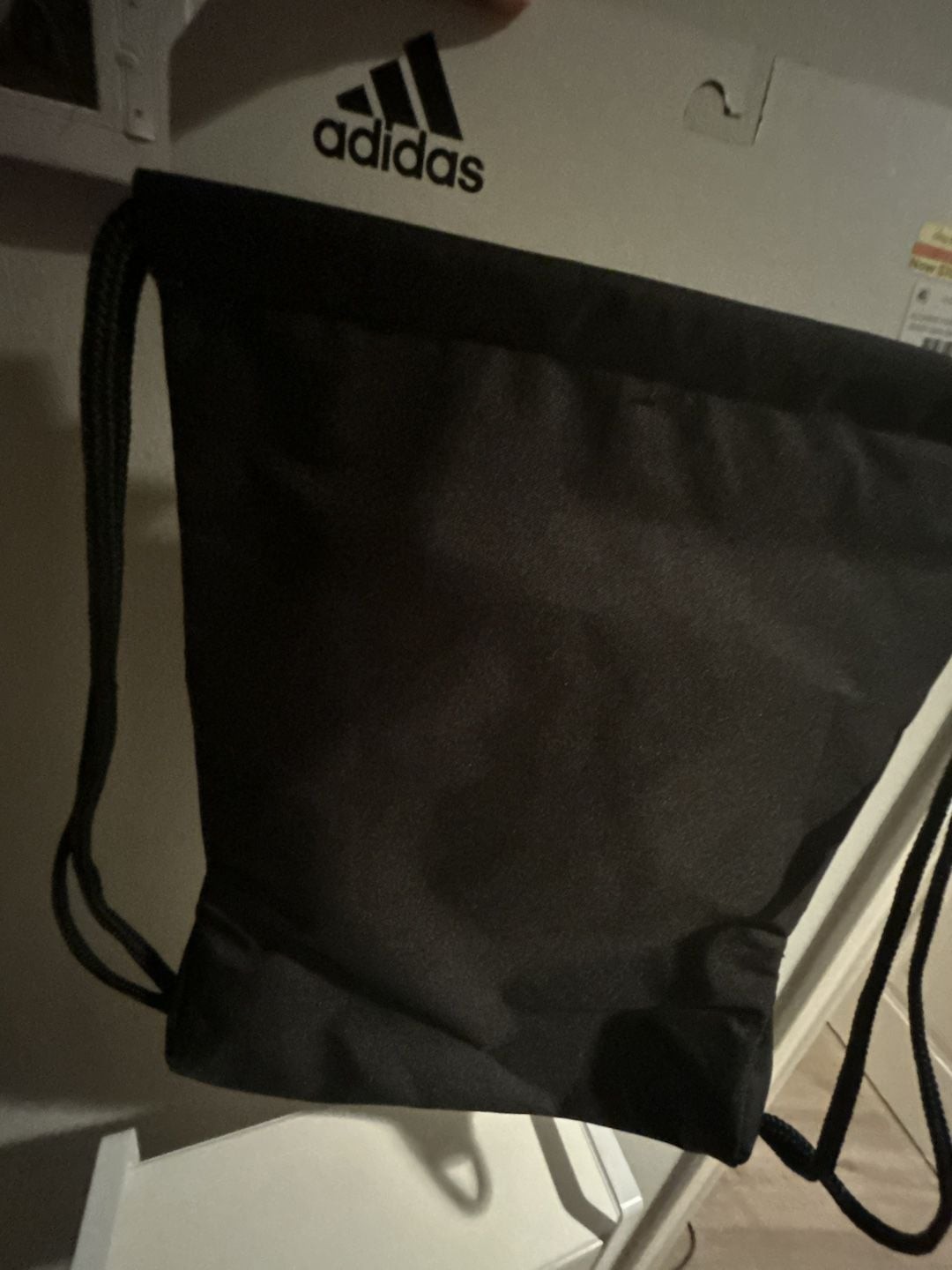 Adidas Alliance II Sackpack Drawstring Bag in Gray and Black