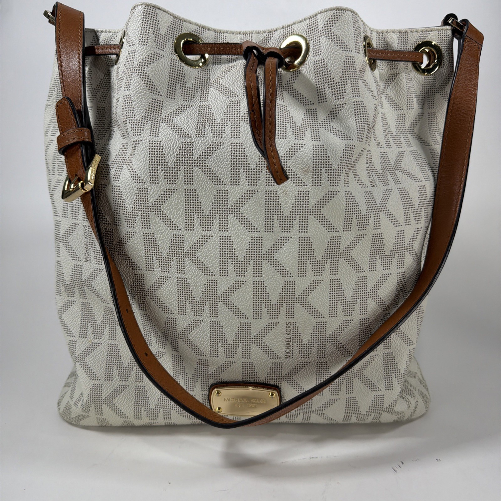 MICHAEL KORS MK Logo Drawstring Handbag