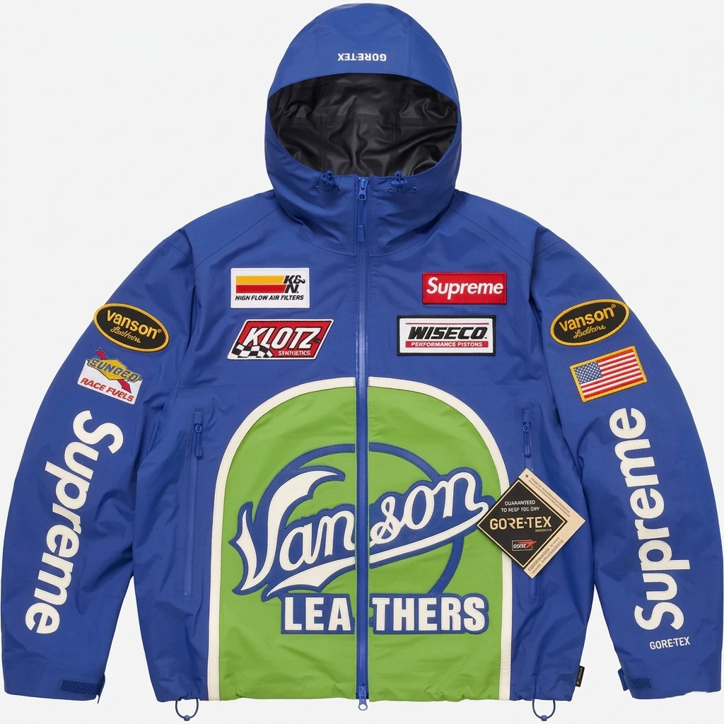 Sup reme® Van son Leathers/GORE-TEX Shell Jacket Royal