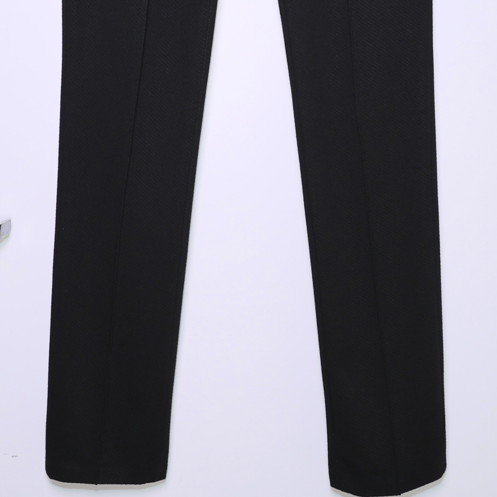 $285 THEORY – Black Pintuck Knit Twill 2 Slim Fit Pants – Women’s Size 2 🔥
