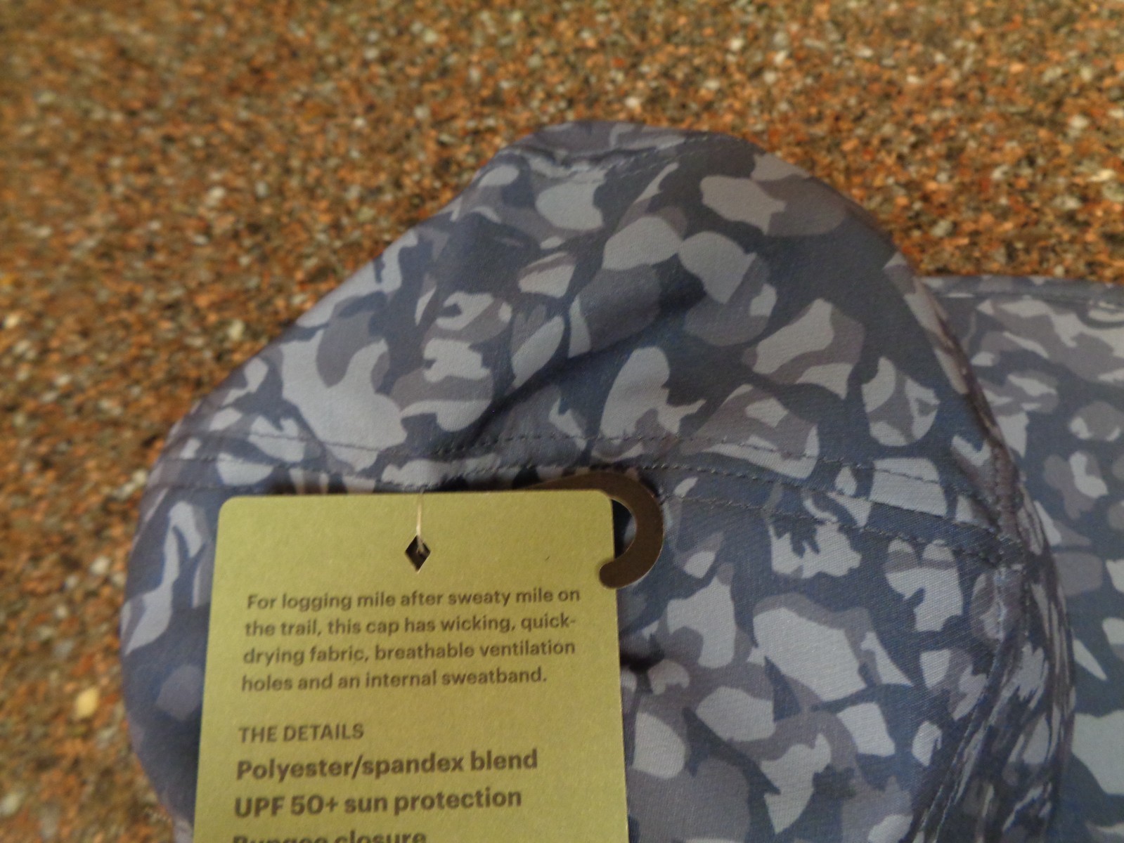 REI Co-Op On the Trail Hat Cap Running Hiking Geyser Blue UPF 50+ Unisex OS NWT