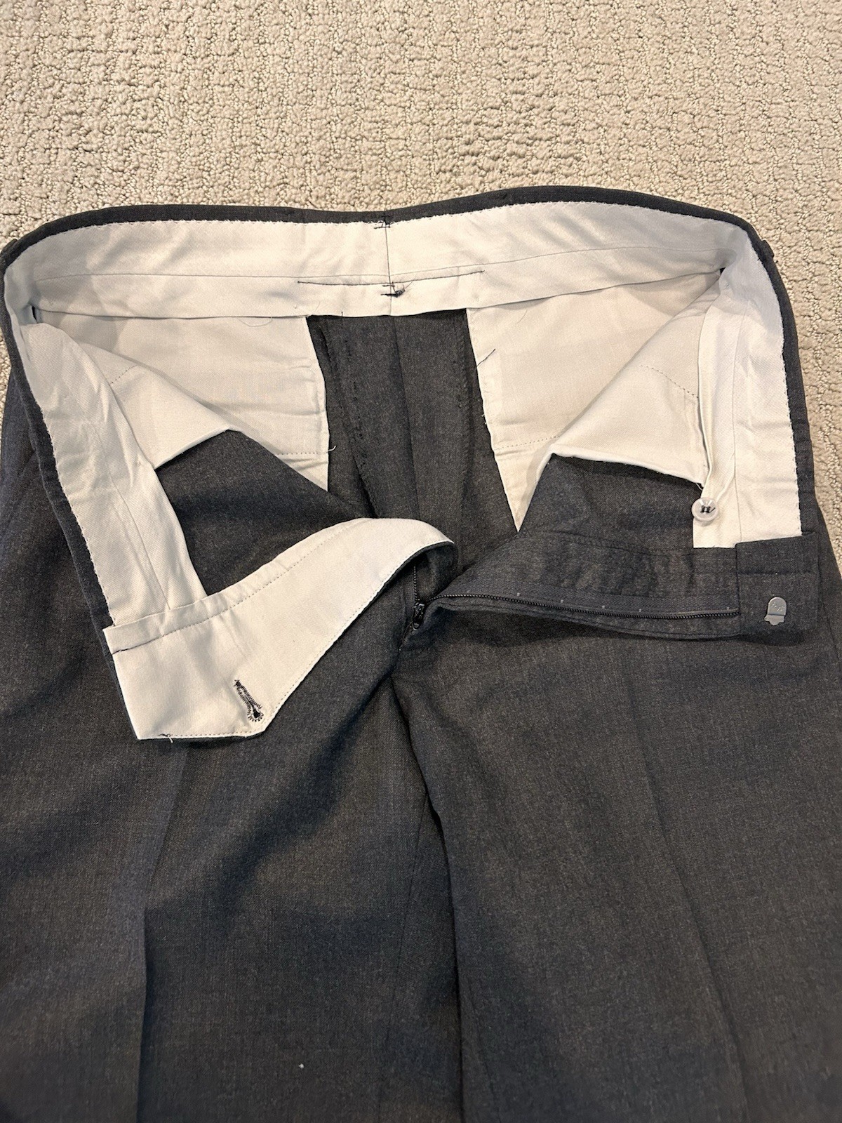 Austin Reed Suit 2pc 38R 33×30 Gray Wool Pennant Regent St Made in USA