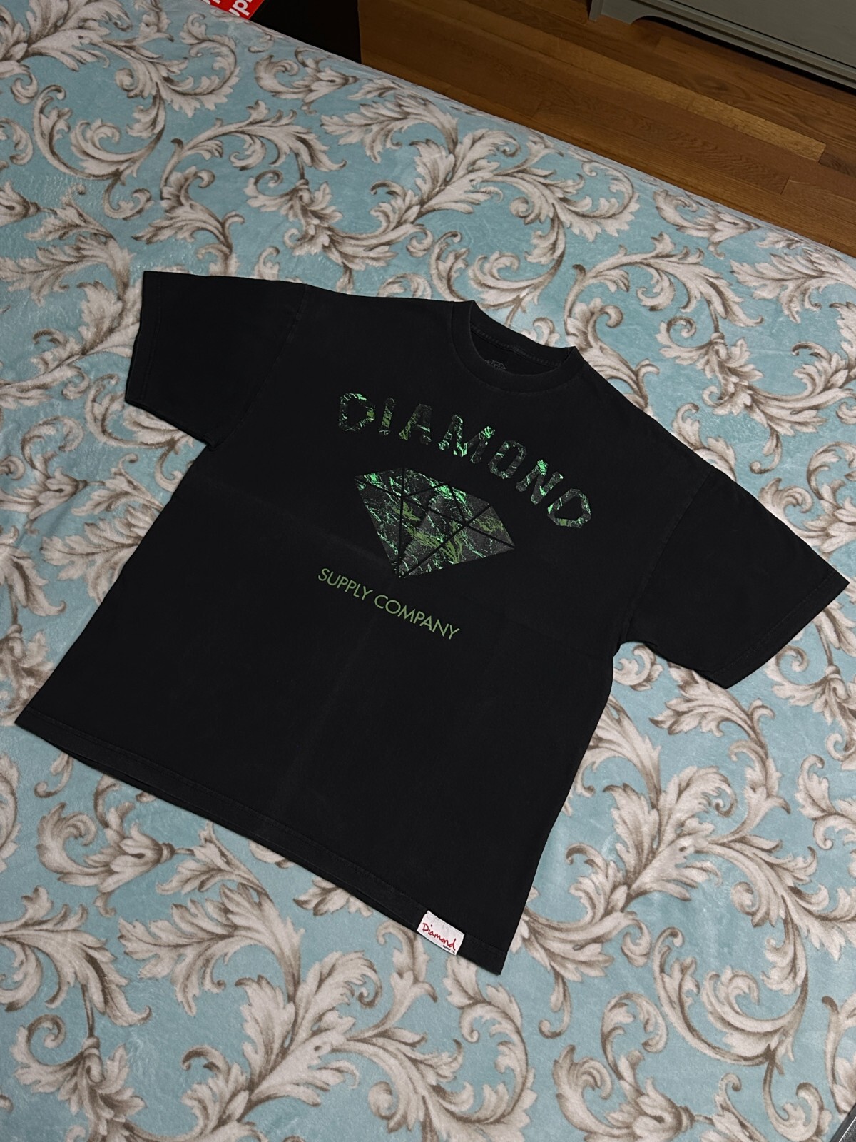 VINTAGE DIAMOND SUPPLY CO JERON WILSON T-SHIRT (XL) (BLACK) DVS SHOES MATCH