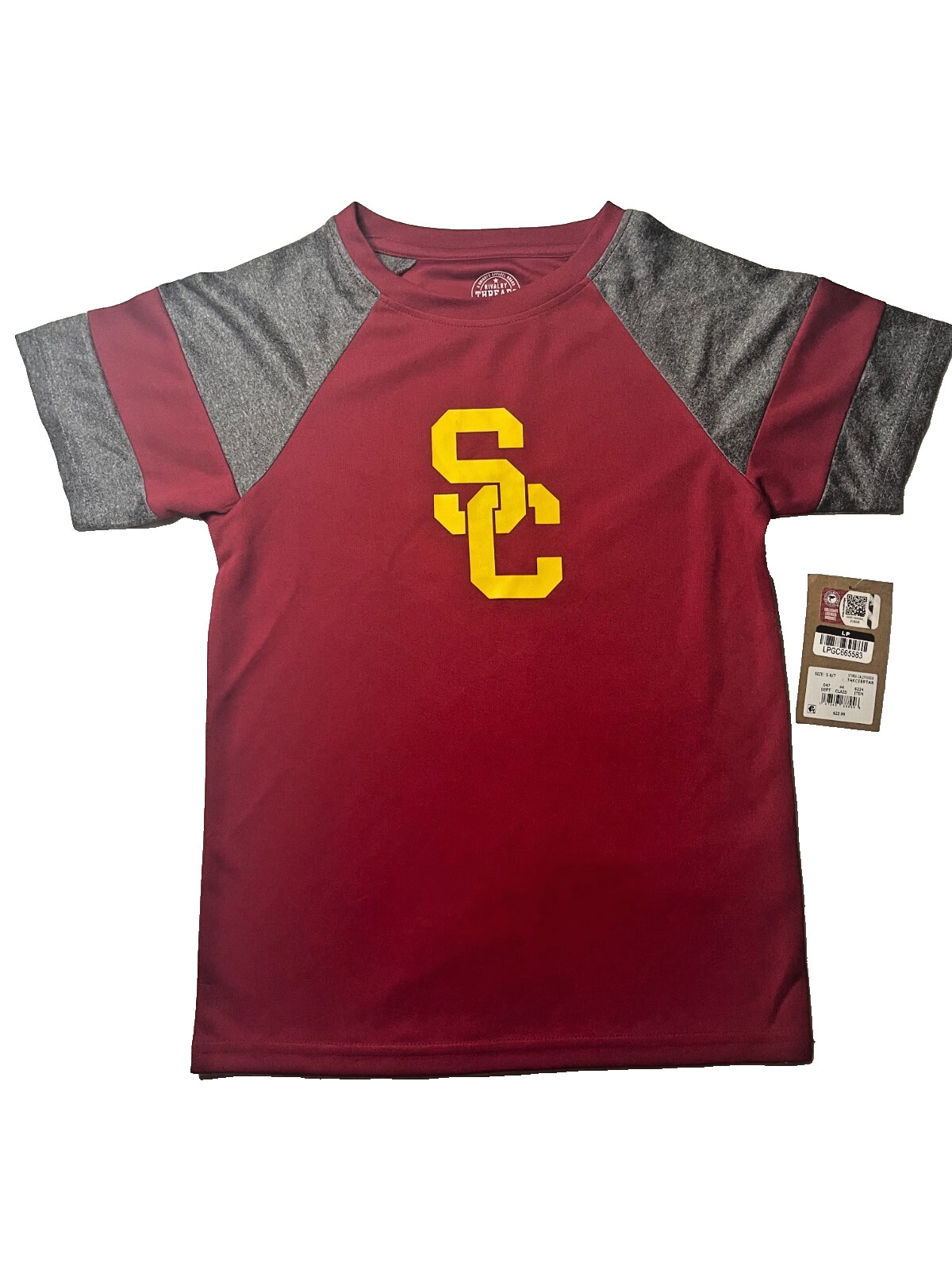 Rivalry THREADS 91. Children’s pullover size S (6/7). In red. Made in Banglades